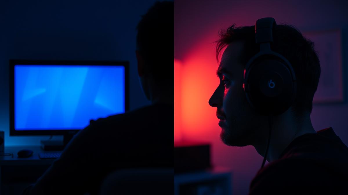 Comparison between visual content consumption and audio erotica experience